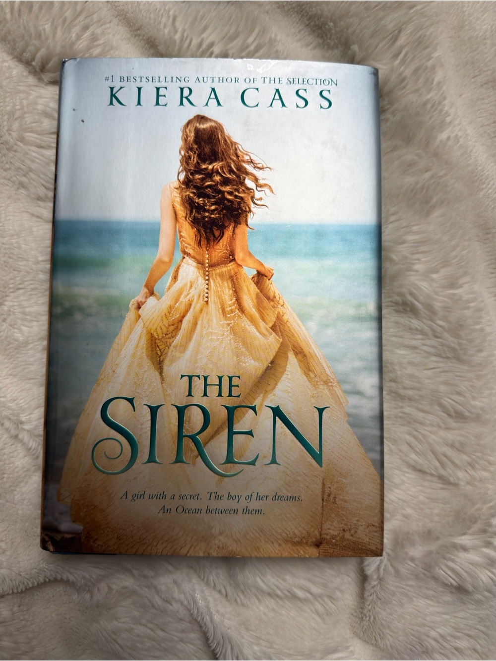 Kiera Cass "The Siren" Hardcover Book - Yellow Dress Cover